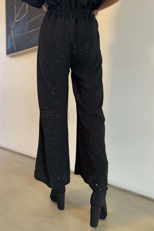 Suki Night Sky Wide Leg Pant Black /6=